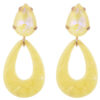 Oorbellen Druppel Geel | Fashionize