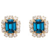 Oorbellen Elegant Blauw | Fashionize