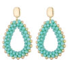 Oorbellen Facet Kraaltjes Mint | Fashionize