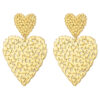 Oorbellen Hart Goud | Fashionize