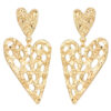 Oorbellen Harten Goud | Fashionize
