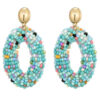 Oorbellen Kraaltjes Mint | Fashionize