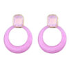 Oorbellen Resin Roze | Fashionize
