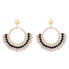 Oorbellen Trendy Zwart | Fashionize