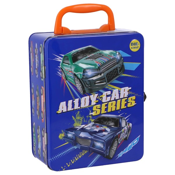 Opbergbox Metaal Met 2 Diecast Freewheel Auto's | Dickie