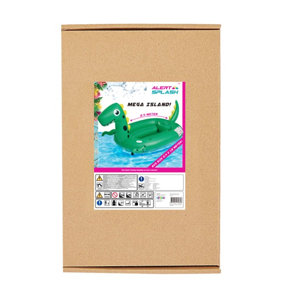 Opblaasbaar Figuur Small Dino 240X180 Cm | Splash