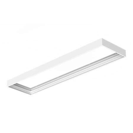 Opbouwframe voor LED Paneel - Geschikt voor 30x 120 cm LED Panelen - Plug & Play kliksysteem -68mm - Wit | HOFTRONIC
