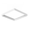 Opbouwframe voor LED Paneel - Geschikt voor 60x60 cm LED Panelen - Plug & Play kliksysteem - 68mm - Wit | HOFTRONIC
