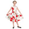 Opium Poppy Floral Kids Dress-7 - 8 Jaar | 17% korting | Hearts and Roses
