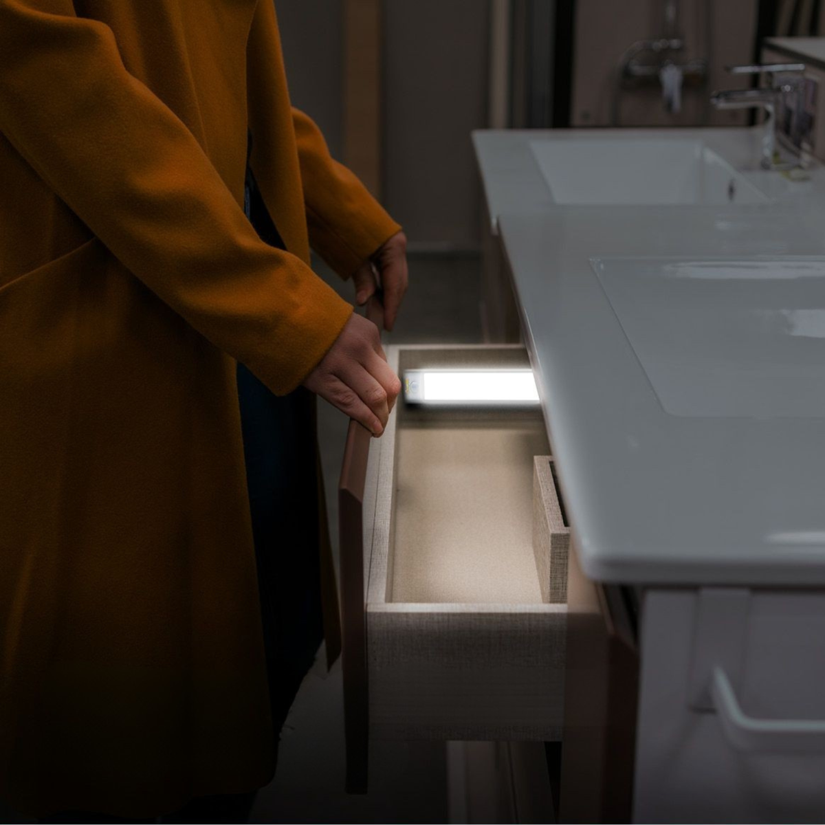 Oplaadbare Kastverlichting met Bewegingssensor - Draadloze Magnetische Ledlampen | Orange Planet