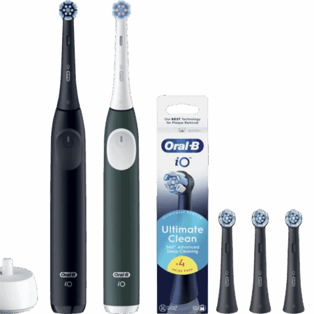 Oral-B iO 2 Duo Pack Zwart en Groen Value Pack