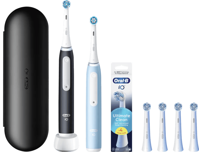Oral-B iO 3 Duo Pack Zwart en Blauw Value Pack