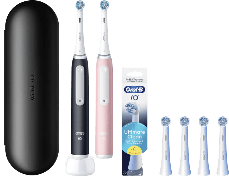 Oral-B iO 3 Duo Pack Zwart en Roze Value Pack