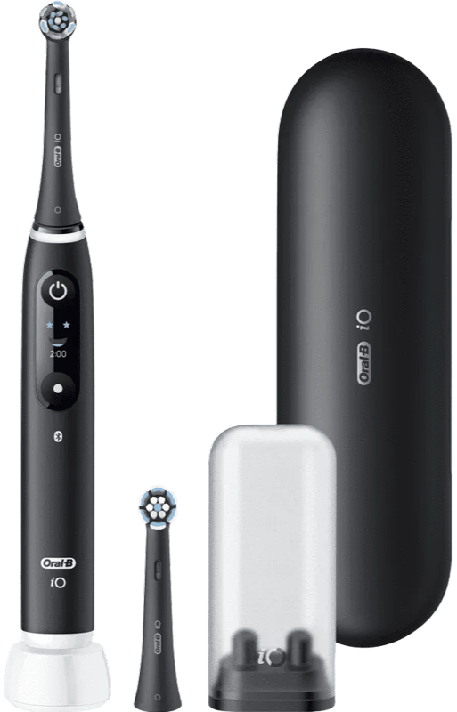 Oral-B iO 6N Zwart + extra iO Gentle Care opzetborstel