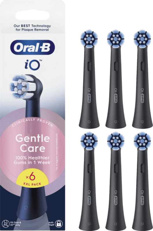 Oral-B iO Gentle Care Zwart (6 stuks)