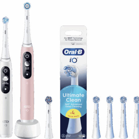 Oral-B iO Series 6N Duo Pack Wit + Roze Value Pack