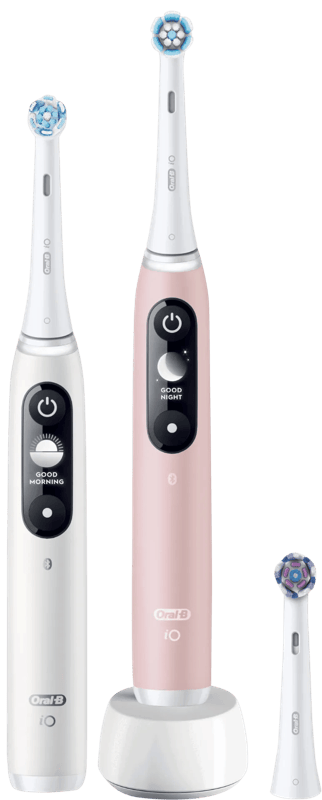 Oral-B iO Series 6N Duo Pack Wit + Roze