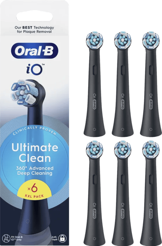 Oral-B iO Ultimate Clean Zwart (6 stuks)