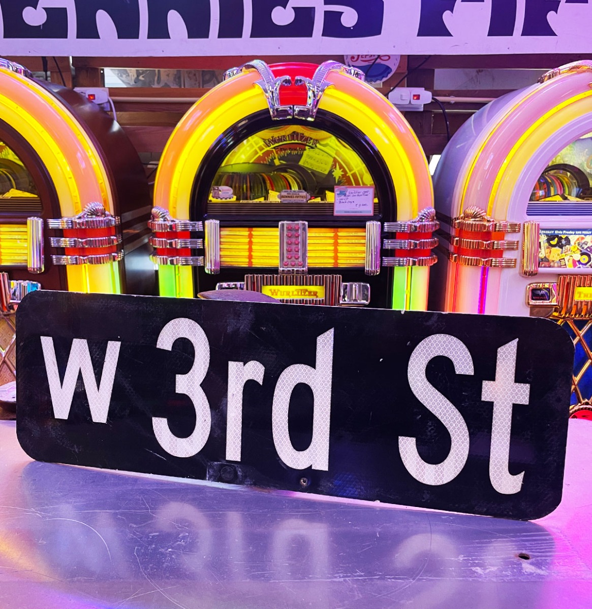 Origineel Amerikaans Straatnaambord W 3rd St - USA Street Sign | The Dutch Pickers
