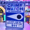 Origineel Crime Watch in Progress 911 Bord - USA 61 x 45