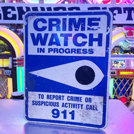 Origineel Crime Watch in Progress 911 Bord - USA 61 x 45