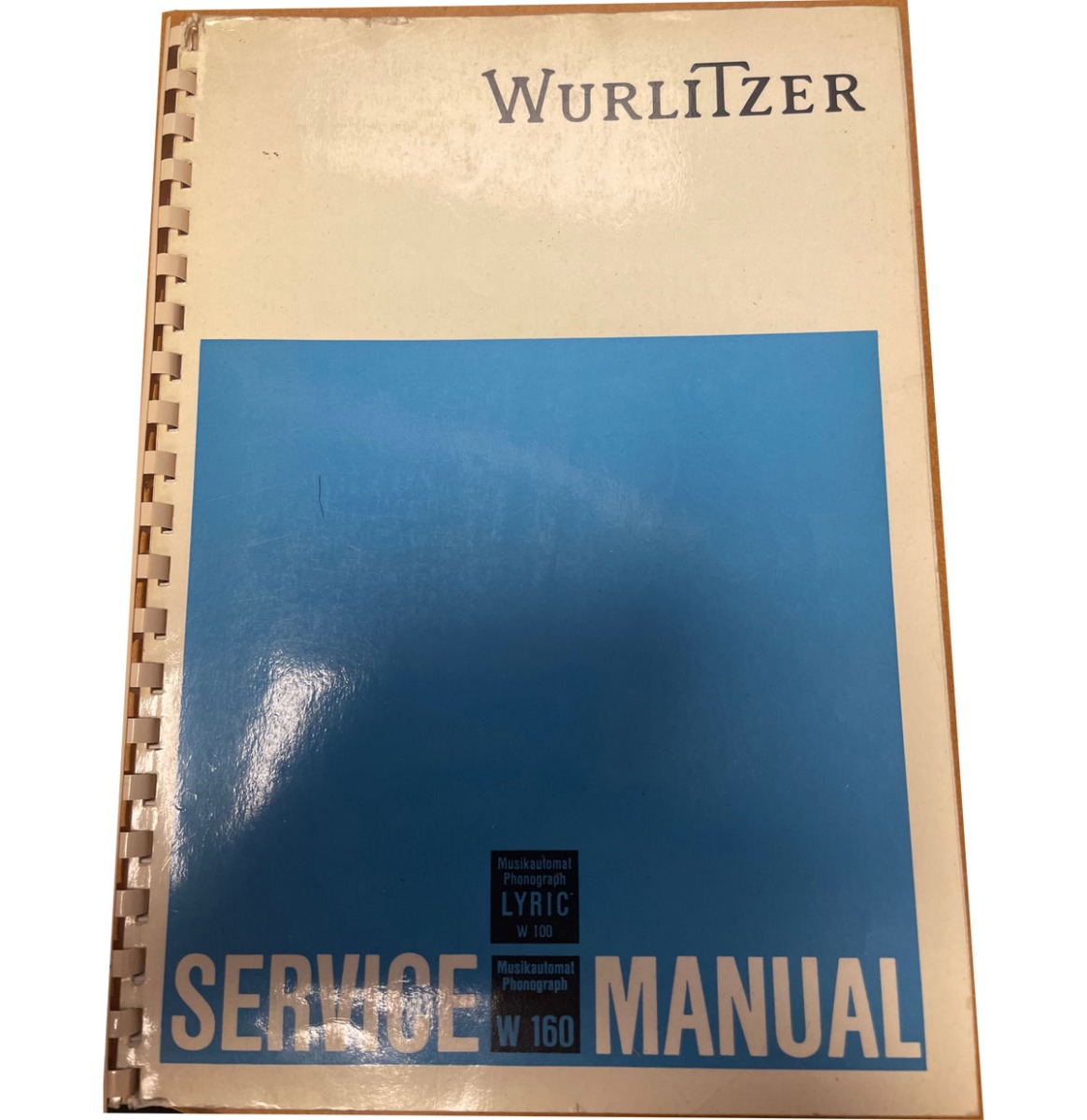 Origineel Manual Wurlitzer Lyric W100 And 160 | Wurlitzer