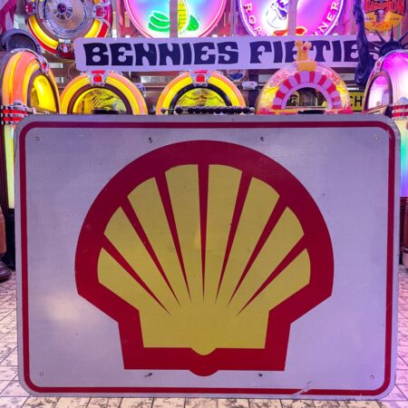 Origineel Shell Reclamebord uit de USA - 122 x 92 cm | Shell