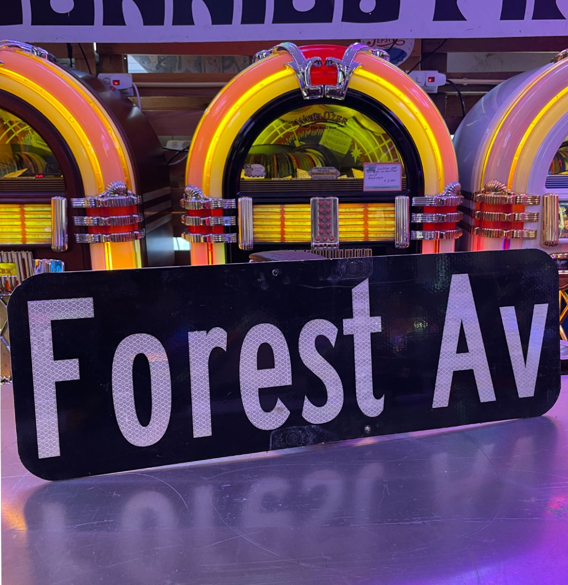 Origineel USA Forest Avenue Straatnaambord - Dubbelzijdig - 61 x 20