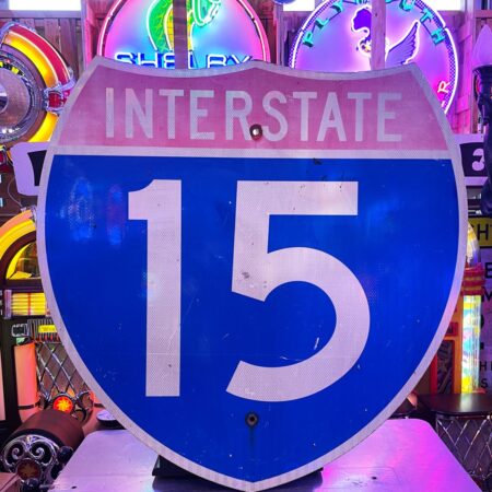 Origineel USA Interstate 15 Highway Bord - I-15 Verkeersbord - 91 x 91 cm | The Dutch Pickers
