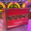 Origineel Vintage Coca-Cola Houten Krat - 12 Vakken - Zeldzaam Hoog Model | Coca-Cola