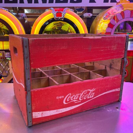Origineel Vintage Coca-Cola Houten Krat - 12 Vakken - Zeldzaam Hoog Model | Coca-Cola