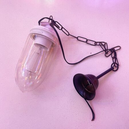 Originele Industriële Hanglamp - Vintage Glas & Porselein | The Dutch Pickers