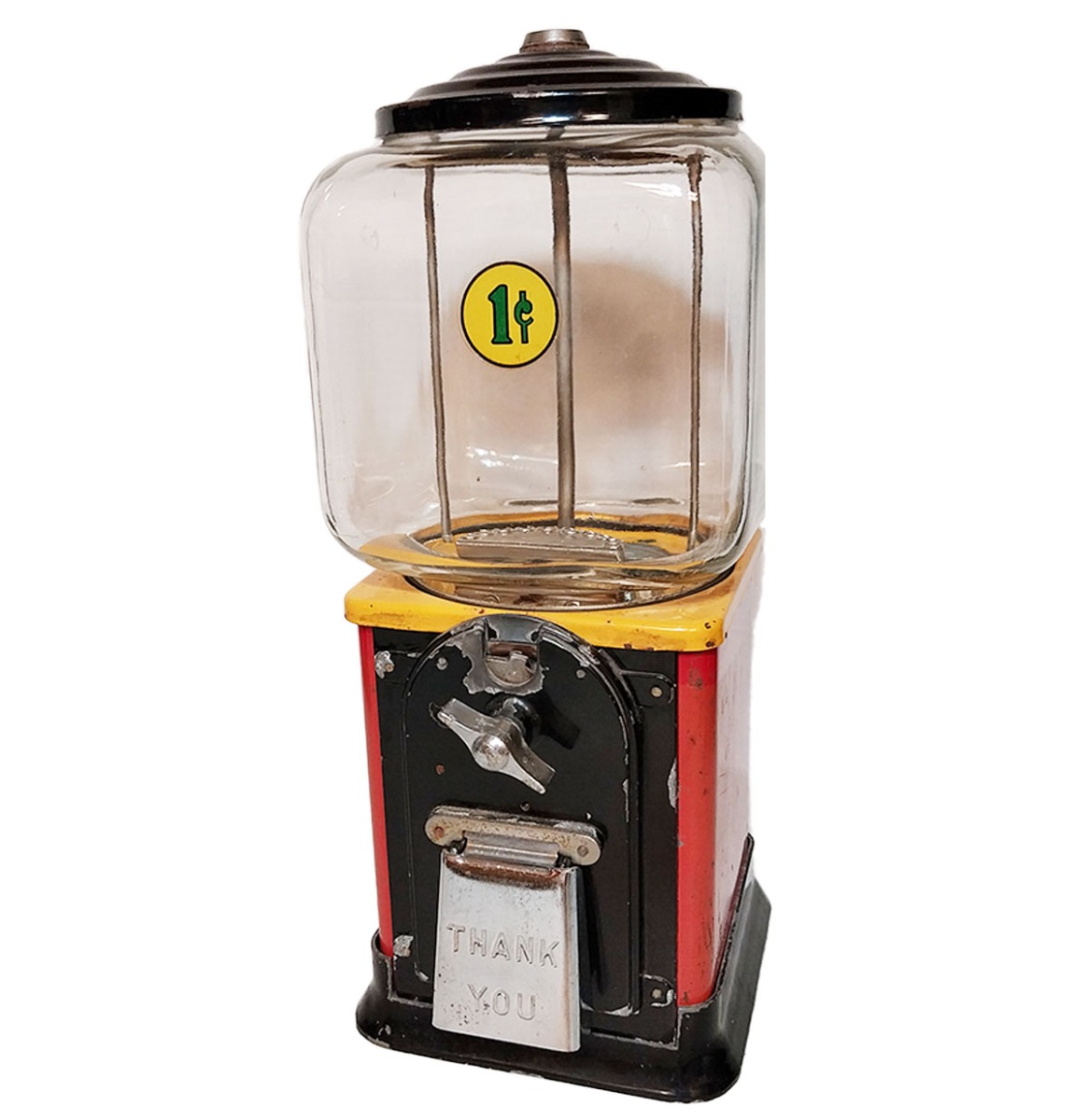 Originele Kauwgom/Snoep Automaat Rood / Geel $0