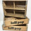 Originele Lolli Pop Bottle Crate - Authentieke Vintage Frisdrankkrat uit de USA | The Dutch Pickers