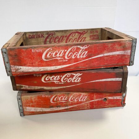 Originele Vintage Houten Coca-Cola Flessenkrat 1 Vak | Coca-Cola