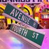 Originele Vintage USA Straatnaamborden Kruising - Avenue H & Fourth Street | The Dutch Pickers