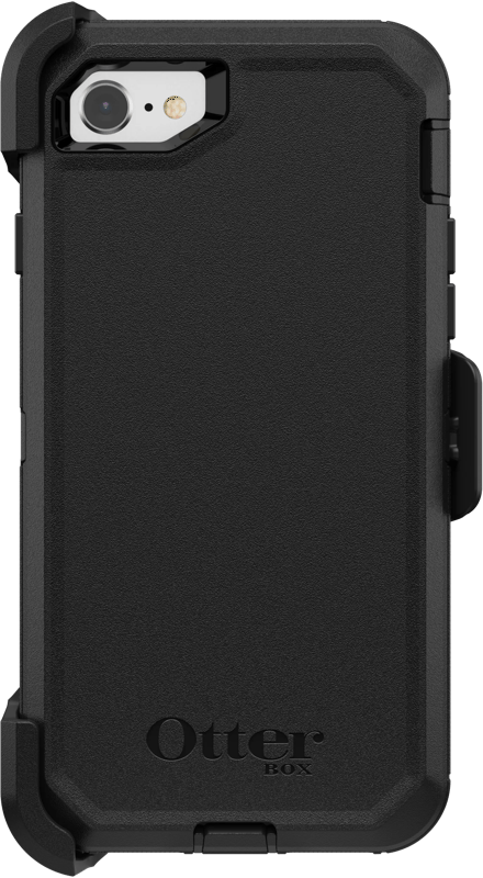 OtterBox Defender Apple iPhone SE 2022 / SE 2020 / 8 / 7 Back Cover Zwart