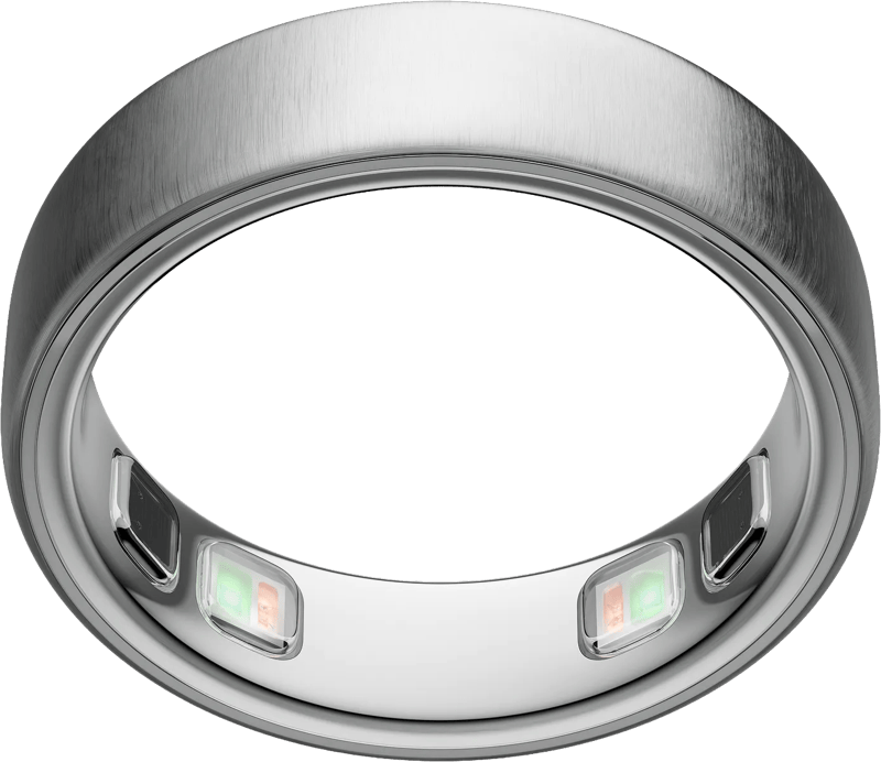 Oura Ring 5 Maat 8 Brushed Silver