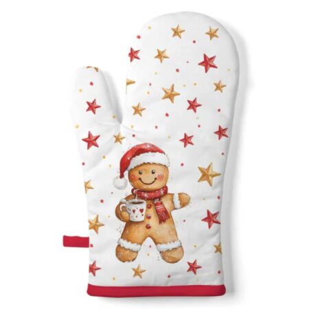 Ovenhandschoen Cocoa & cookie 18x30cm | Ambiente