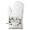 Ovenhandschoen Snowy houses 18x30cm | Ambiente