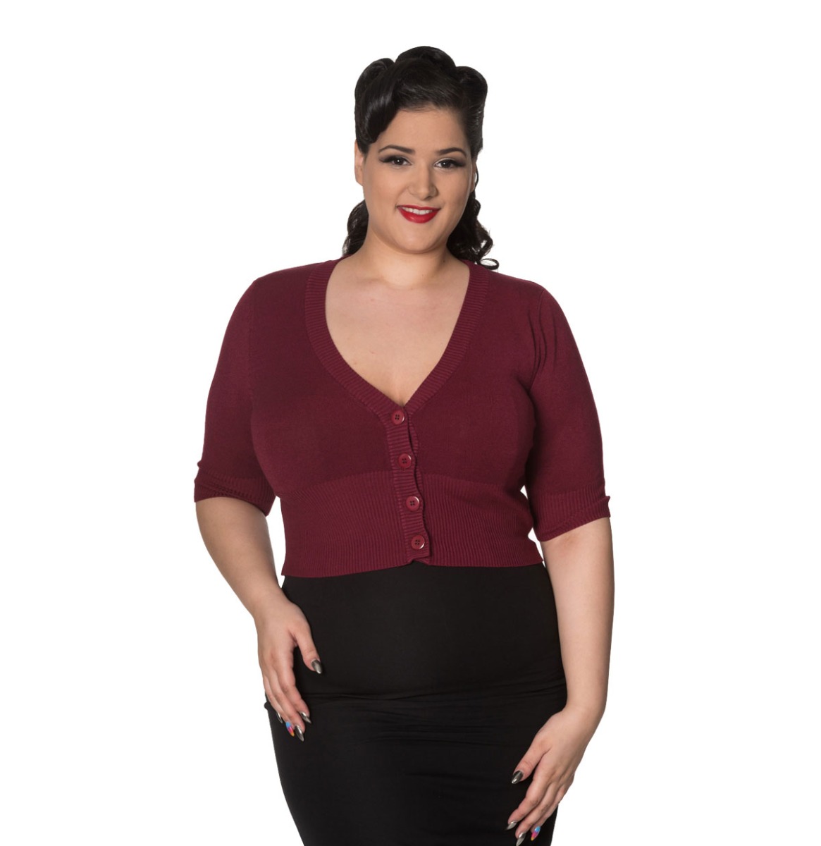 Overload Cardigan Burgundy-XXXXL | Banned