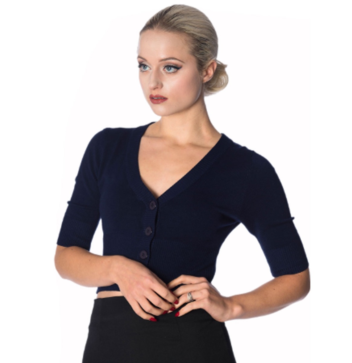 Overload Cardigan Night Blue-S | Banned