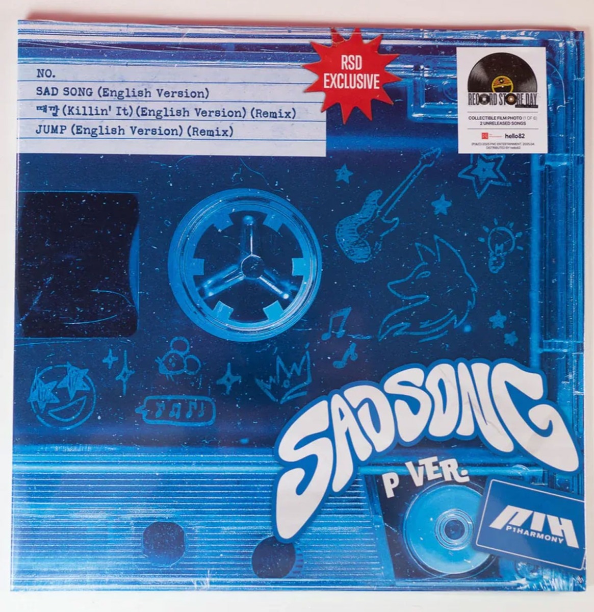 P1Harmony - Sad Song (Record Store Day 2025) K-POP LAATSTE STUKS | 11% korting (LP) | Fiftiesstore