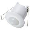 PIR Bewegingssensor met schemerschakelaar - 360° - 6m Bereik - IP20 - Wit - Max 300W | HOFTRONIC