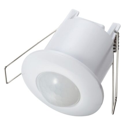 PIR Bewegingssensor met schemerschakelaar - 360° - 6m Bereik - IP20 - Wit - Max 300W | HOFTRONIC