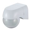 PIR bewegingssensor met schemerschakelaar - 180° - Opbouw - 12 meter bereik - Maximaal 400 Watt - IP44 waterdicht - Wit | HOFTRONIC