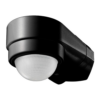 PIR bewegingssensor met schemerschakelaar - 240° - Opbouw - 10 meter bereik - Maximaal 600 Watt - IP65 waterdicht - zwart | HOFTRONIC