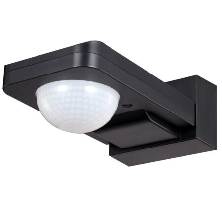 PIR bewegingssensor met schemerschakelaar - 360° - Opbouw - 20 meter bereik - Maximaal 1000 Watt - IP65 waterdicht - Zwart | HOFTRONIC