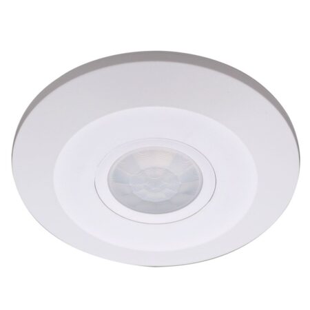 PIR bewegingssensor met schemerschakelaar - 360° - Opbouw - 6 meter bereik - Maximaal 1000 Watt - IP20 voor binnen - Wit | HOFTRONIC