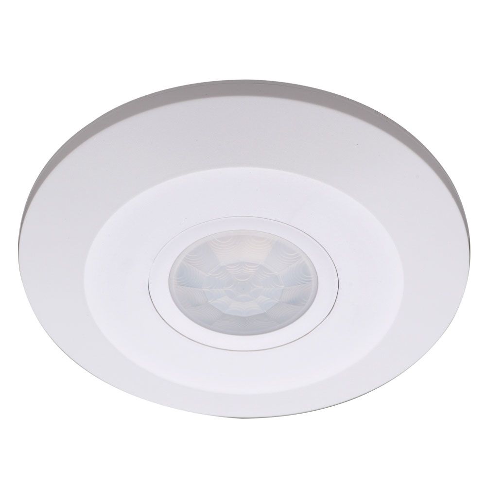 PIR bewegingssensor met schemerschakelaar - 360° - Opbouw - 6 meter bereik - Maximaal 1000 Watt - IP20 voor binnen - Wit | HOFTRONIC